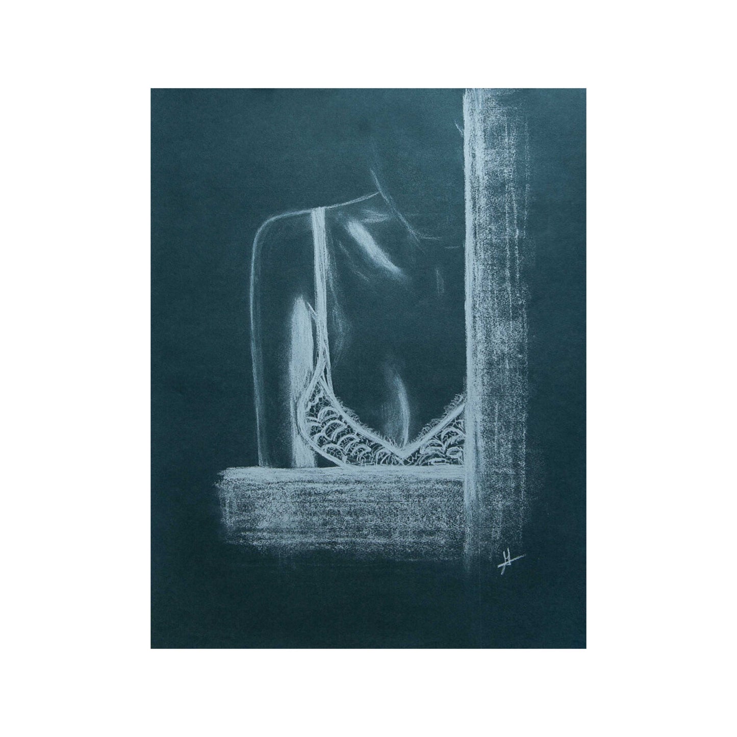 Figure in Blue