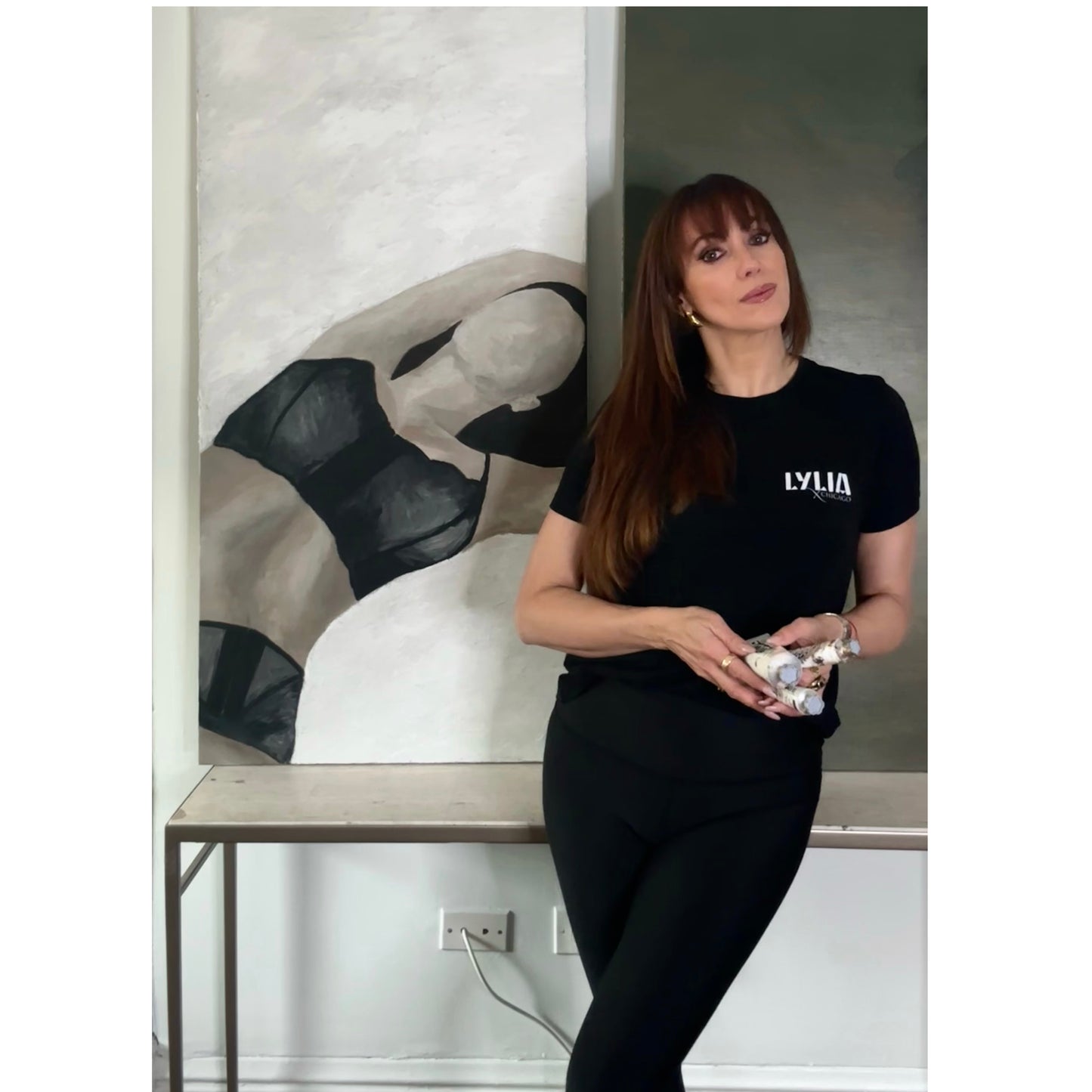 LYLIA X Chicago Black Tee